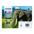 Epson Blekkpatron svart / cyan / magenta / gul / cyan foto / magenta foto (C13T24384011 / 24XL) (multipack, høy kapasitet)