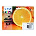 Epson Blekkpatron svart / svart foto / cyan / magenta / gul (C13T33574011 / 33XL) (multipack, høy kapasitet)