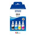 Epson Blekkpatron svart / cyan / magenta / gul (C13T664640 / 664) (multipack)