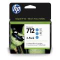 HP Blekkpatron cyan (3ED77A / 712) (multipack)