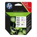 HP Blekkpatron svart / cyan / magenta / gul (6ZC71AE / 932933) (multipack)