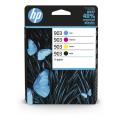 HP Blekkpatron svart / cyan / magenta / gul (6ZC73AE / 903) (multipack)